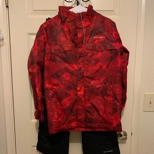 Girls medium Columbia Ski Set